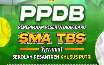 PPDB SMA TBS Keramat Kudus Tahun Pelajaran 2023-2024